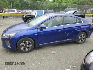 2019 Hyundai Ioniq SEL z VIN KMHC75LC0KU140584, wystawiony jako Copart lot #55482415 z przebiegiem 106 986 mil mil oraz Szkoda całkowita • Salvage title. Historia ofert i sprzedaży dostępna na DreamBid. Obrazek 1.