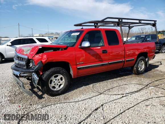 2002 Chevrolet Silverado 1500 LS with VIN 1GCEK19T92Z323416, listed as a Copart auction lot 49592765 with 274,598 mi miles and Salvage Title. Bid and sale history available at DreamBid. Image 1.