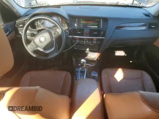 2017 BMW X3 xDrive28i with VIN 5UXWX9C57H0D97477, listed as a Copart auction lot 45215085 with 135,507 mi miles and Salvage Title. Bid and sale history available at DreamBid. Image 8.