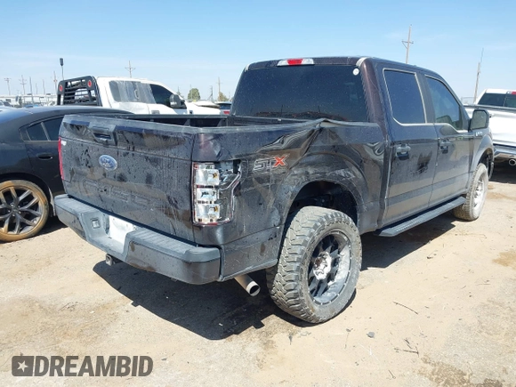 2020 Ford F-150 XL with VIN 1FTEW1E53LKF37212, listed as a IAAI auction lot 41891888 with 91,513 mi miles and . Bid and sale history available at DreamBid. Image 4.