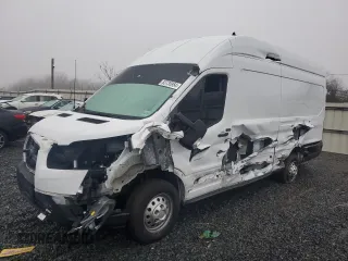 2023 Ford Transit Cargo with VIN 1FTBW3X83PKA13800, listed as a Copart auction lot 83735954 with 37,252 mi miles and Salvage Title. Bid and sale history available at carsss.com. Image 1.