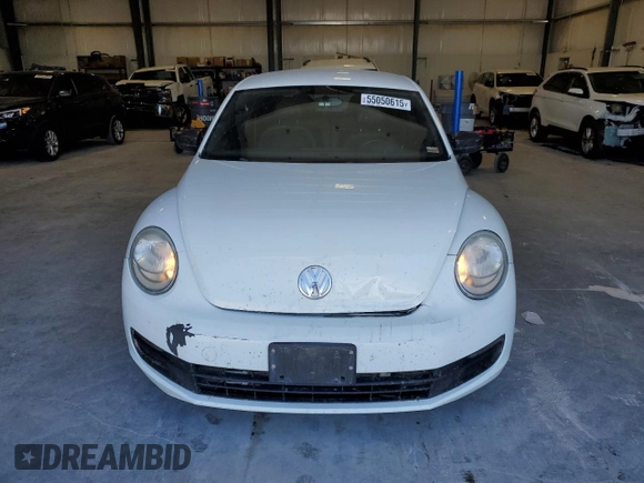 2015 Volkswagen Beetle Fleet Edition with VIN 3VWF17AT1FM615796, listed as a Copart auction lot 55050615 with 165,136 mi miles and Salvage title. Bid and sale history available at DreamBid. Image 5.