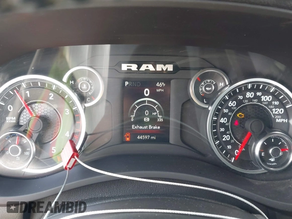 2023 Ram 2500 Big Horn with VIN 3C6UR5DL5PG632773, listed as a IAAI auction lot 41577965 with 44,597 mi miles. Bid and sale history available at carsss.com. Image 7.