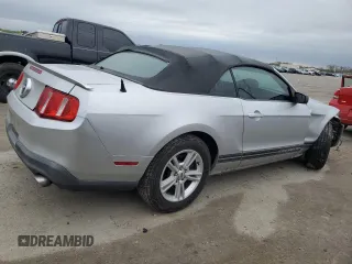 2012 Ford Mustang V6 with VIN 1ZVBP8EM9C5228274, listed as a Copart auction lot 50447034 with 182,877 mi miles and Clean Title. Bid and sale history available at carsss.com. Image 3.