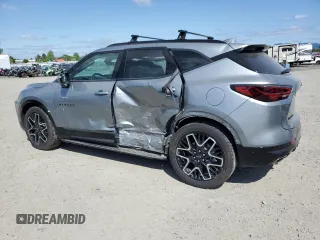 2023 Chevrolet Blazer RS с VIN 3GNKBKRS9PS235722, выставлен на аукционе Copart как лот 53545285 с пробегом 17 683 миль миль и Списание • Salvage title. История ставок и продаж доступна на DreamBid. Изображение 2.