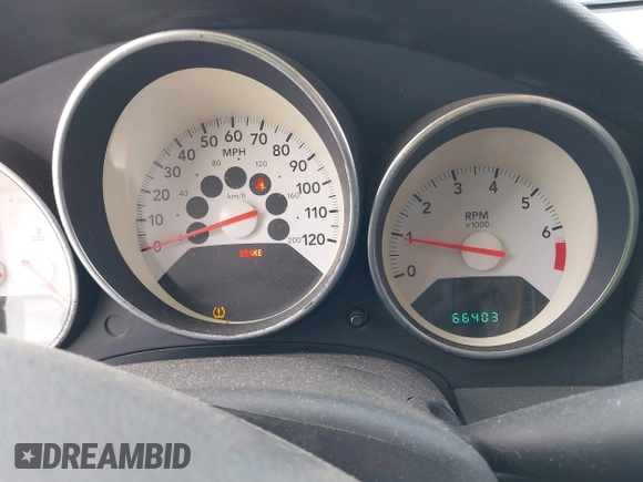 2009 Dodge Caliber SXT with VIN 1B3HB48C89D125855, listed as a IAAI auction lot 41930478 with 66,403 mi miles and . Bid and sale history available at DreamBid. Image 7.