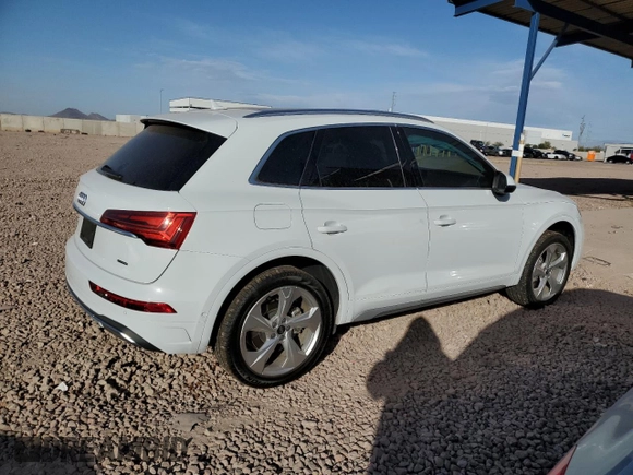 2021 Audi Q5 Prestige with VIN WA1CAAFY5M2038289, listed as a Copart auction lot 87696075 with 45,265 mi miles and Salvage Title. Bid and sale history available at carsss.com. Image 3.