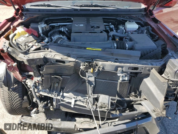 2022 Nissan Frontier SV с VIN 1N6ED1FJ9NN637623, выставлен на аукционе Copart как лот 57306685 с пробегом 23 446 миль миль и Списание • Salvage title. История ставок и продаж доступна на DreamBid. Изображение 11.