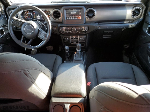 2019 Jeep Wrangler Unlimited Sport with VIN 1C4HJXDG4KW617918, listed as a Copart auction lot 81230004 with 55,621 mi miles and Non Repairable. Bid and sale history available at carsss.com. Image 8.
