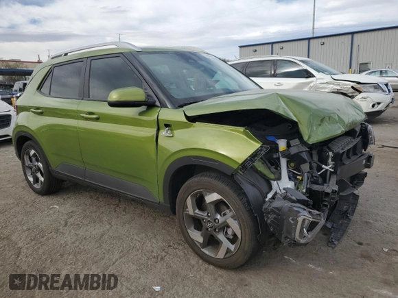 2024 Hyundai Venue SEL z VIN KMHRC8A35RU292994, wystawiony jako Copart lot #50950715 z przebiegiem 10 697 mil mil oraz Szkoda całkowita • Salvage title. Historia ofert i sprzedaży dostępna na DreamBid. Obrazek 4.