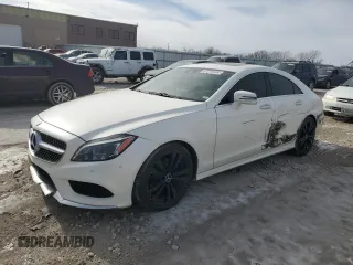 2016 Mercedes-Benz CLS 400 with VIN WDDLJ6FB8GA161891, listed as a Copart auction lot 87276124 with 93,133 mi miles and Salvage title. Bid and sale history available at DreamBid. Image 1.