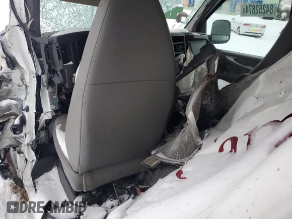 2011 Chevrolet Express Passenger 1LT with VIN 1GAZG1FG1B1109232, listed as a Copart auction lot 84252874 with Not provided miles and Salvage title. Bid and sale history available at DreamBid. Image 8.