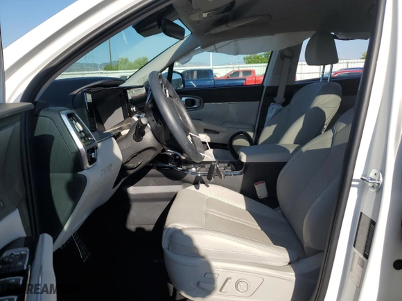 2023 Kia Sorento Hybrid SX Prestige with VIN KNDRKDLG9P5188886, listed as a Copart auction lot 69727404 with 0 mi miles and Salvage Title. Bid and sale history available at carsss.com. Image 7.