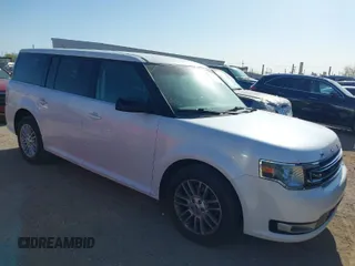 2013 Ford Flex SEL with VIN 2FMGK5C82DBD19858, listed as a IAAI auction lot 41907244 with 158,611 mi miles. Bid and sale history available at carsss.com. Image 1.
