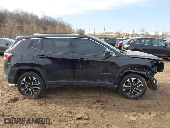 2022 Jeep Compass Limited с VIN 3C4NJDCB6NT150079, выставлен на аукционе IAAI как лот 41797861 с пробегом 21 224 миль миль и . История ставок и продаж доступна на DreamBid. Изображение 13.
