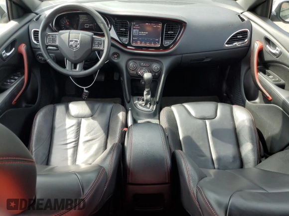 2015 Dodge Dart GT with VIN 1C3CDFEB8FD277452, listed as a Copart auction lot 61054415 with 40,714 mi miles and Salvage title. Bid and sale history available at DreamBid. Image 8.