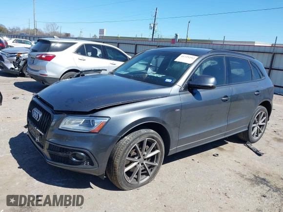 2016 Audi Q5 z VIN WA1DVAFPXGA051873, wystawiony jako IAAI lot #41729292 z przebiegiem 86 697 mil mil oraz . Historia ofert i sprzedaży dostępna na DreamBid. Obrazek 2.