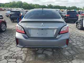 2023 Mitsubishi Mirage ES with VIN ML32FUFJ6PHF01751, listed as a Copart auction lot 53667854 with 32,685 mi miles and Salvage title. Bid and sale history available at DreamBid. Image 6.