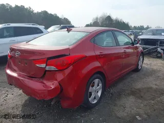 2013 Hyundai Elantra Limited with VIN KMHDH4AE2DU616434, listed as a IAAI auction lot 41751944 with 157,327 mi miles. Bid and sale history available at carsss.com. Image 4.