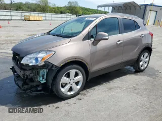 2015 Buick Encore with VIN KL4CJASB6FB196967, listed as a Copart auction lot 53283565 with 97,818 mi miles and Salvage Title. Bid and sale history available at carsss.com. Image 1.