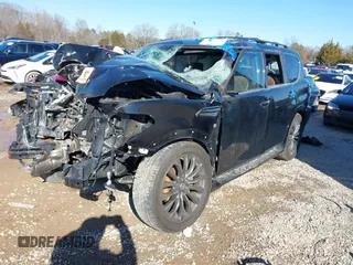 2020 Nissan Armada Platinum z VIN JN8AY2NF7L9360568, wystawiony jako IAAI lot #41367103 z przebiegiem Nie podano mil oraz . Historia ofert i sprzedaży dostępna na DreamBid. Obrazek 2.