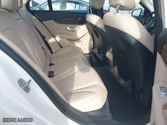 2015 Mercedes-Benz C-Class C 300 with VIN 55SWF4JB2FU043957, listed as a IAAI auction lot 41906033 with 99,094 mi miles. Bid and sale history available at carsss.com. Image 8.