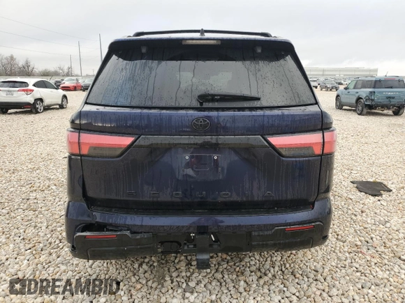 2024 Toyota Sequoia SR5 with VIN 7SVAAAAA7RX003132, listed as a Copart auction lot 44056145 with 20,510 mi miles and Salvage Title. Bid and sale history available at carsss.com. Image 6.