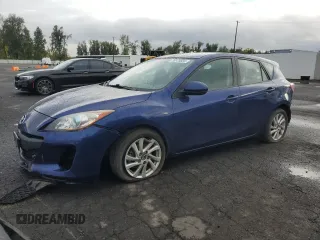 2013 Mazda 3 i Touring with VIN JM1BL1L86D1705148, listed as a Copart auction lot 76975804 with 73,900 mi miles and Salvage title. Bid and sale history available at DreamBid. Image 1.