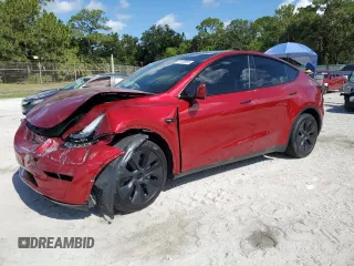 2024 Tesla Model Y Long Range с VIN 7SAYGDEE4RA325145, выставлен на аукционе Copart как лот 61132955 с пробегом 16 659 миль миль и Списание • Salvage title. История ставок и продаж доступна на DreamBid. Изображение 1.