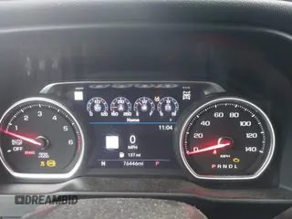2021 Chevrolet Silverado 1500 LTZ with VIN 3GCUYGED2MG201463, listed as a IAAI auction lot 41622637 with 76,446 mi miles and . Bid and sale history available at DreamBid. Image 7.