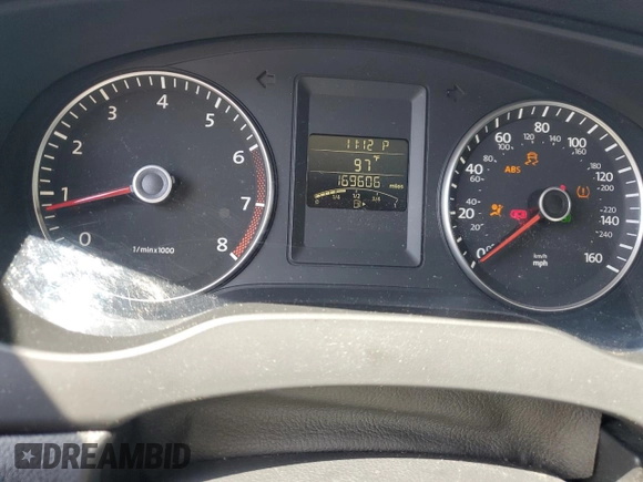 2012 Volkswagen Jetta SE с VIN 3VWDP7AJ3CM401893, выставлен на аукционе Copart как лот 61967975 с пробегом 169 606 миль миль и Списание • Salvage title. История ставок и продаж доступна на DreamBid. Изображение 9.