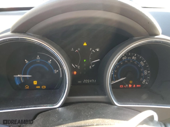2009 Toyota Highlander Hybrid Limited with VIN JTEEW44A092028215, listed as a Copart auction lot 42351505 with 205,471 mi miles and Non Repairable. Bid and sale history available at carsss.com. Image 9.