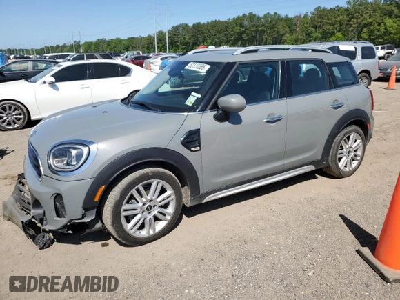 2022 MINI Countryman Oxford Edition with VIN WMZ23BR02N3N61756, listed as a Copart auction lot 52310665 with 85,638 mi miles and Salvage Title. Bid and sale history available at DreamBid. Image 1.