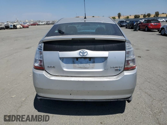 2007 Toyota Prius with VIN JTDKB20UX77652188, listed as a Copart auction lot 60086705 with 286,718 mi miles and Salvage title. Bid and sale history available at DreamBid. Image 6.