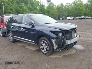 2020 Infiniti QX60 Signature Edition with VIN 5N1DL0MM5LC500837, listed as a IAAI auction lot 42209641 with 90,503 mi miles and . Bid and sale history available at DreamBid. Image 1.