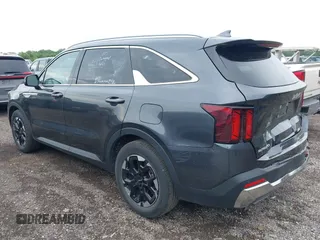 2024 Kia Sorento S with VIN 5XYRL4JC9RG254120, listed as a IAAI auction lot 42617649 with 24,773 mi miles and . Bid and sale history available at DreamBid. Image 3.