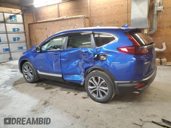 2020 Honda CR-V Touring with VIN 7FARW2H9XLE007939, listed as a Copart auction lot 39896733 with 22,465 mi miles. Bid and sale history available at carsss.com. Image 2.