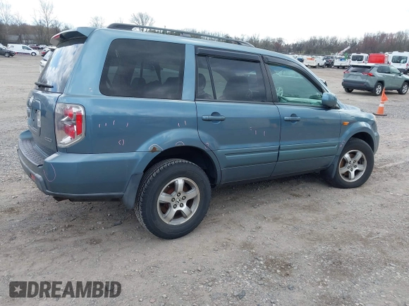 2006 Honda Pilot EX-L with VIN 2HKYF18566H517113, listed as a IAAI auction lot 41917755 with 180,398 mi miles and . Bid and sale history available at DreamBid. Image 4.