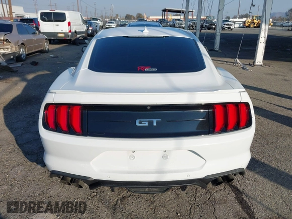 2021 Ford Mustang GT with VIN 1FA6P8CF1M5110879, listed as a IAAI auction lot 41451066 with 61,243 mi miles and . Bid and sale history available at DreamBid. Image 16.