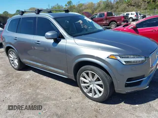 2016 Volvo XC90 T6 Inscription with VIN YV4A22PL4G1034597, listed as a IAAI auction lot 41787550 with 118,744 mi miles. Bid and sale history available at carsss.com. Image 1.