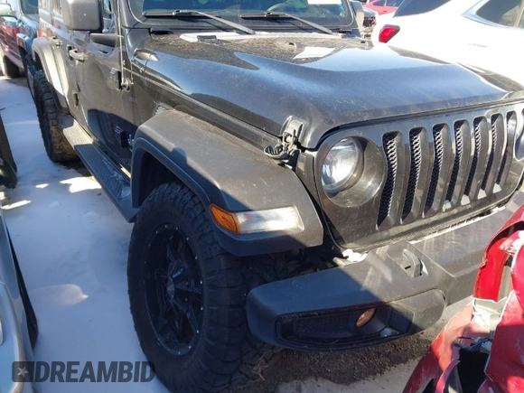 2018 Jeep Wrangler Unlimited Sport z VIN 1C4HJXDN9JW231587, wystawiony jako IAAI lot #41564880 z przebiegiem 129 003 mil mil oraz . Historia ofert i sprzedaży dostępna na DreamBid. Obrazek 1.