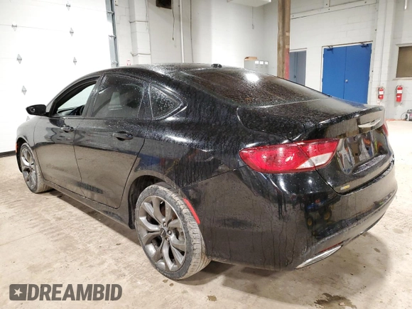 2016 Chrysler 200 S with VIN 1C3CCCBG5GN180691, listed as a Copart auction lot 51613725 with 167,564 mi miles and Salvage Title. Bid and sale history available at carsss.com. Image 2.