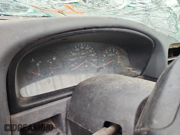 1997 Nissan Frontier XE with VIN 1N6SD16Y3VC417230, listed as a Copart auction lot 59351355 with 167,617 mi miles and Non repairable. Bid and sale history available at DreamBid. Image 9.