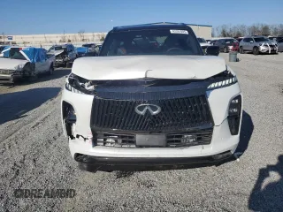 2025 Infiniti QX80 AUTOGRAPH with VIN JN8AZ3CC3S9601746, listed as a Copart auction lot 43391885 with 1,235 mi miles and Salvage Title. Bid and sale history available at carsss.com. Image 5.