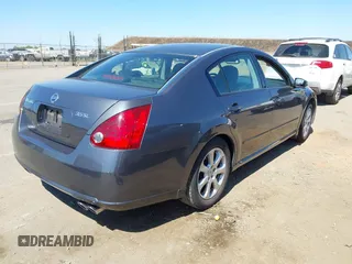 2007 Nissan Maxima SE with VIN 1N4BA41E37C832972, listed as a IAAI auction lot 42739254 with 128,163 mi miles and . Bid and sale history available at DreamBid. Image 4.