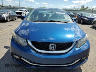2015 Honda Civic EX-L with VIN 2HGFB2F90FH546468, listed as a Copart auction lot 55102285 with 155,412 mi miles and Salvage Title. Bid and sale history available at DreamBid. Image 5.