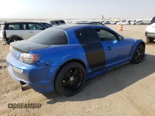 2004 Mazda RX-8 with VIN JM1FE173440114865, listed as a Copart auction lot 75385304 with 67,943 mi miles and Clean Title. Bid and sale history available at carsss.com. Image 3.