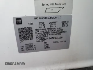 2023 Cadillac XT5 AWD Sport with VIN 1GYKNGRS4PZ191199, listed as a Copart auction lot 74790394 with 17,281 mi miles and Non repairable. Bid and sale history available at DreamBid. Image 14.