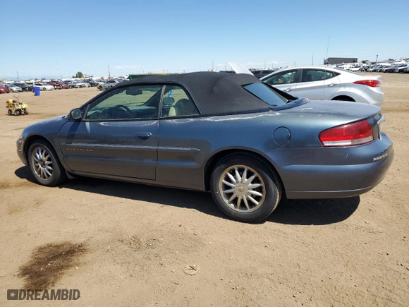2001 Chrysler Sebring Limited with VIN 1C3EL65U31N638098, listed as a Copart auction lot 60268024 with 112,269 mi miles and Clean Title. Bid and sale history available at carsss.com. Image 2.