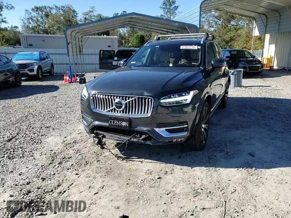 2021 Volvo XC90 Inscription with VIN YV4A22PL7M1681491, listed as a Copart auction lot 82003734 with 59,165 mi miles and Salvage Title. Bid and sale history available at carsss.com. Image 12.
